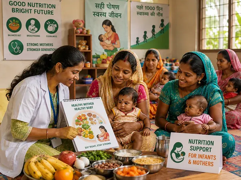 Nutrition Support for Infants & Mothers